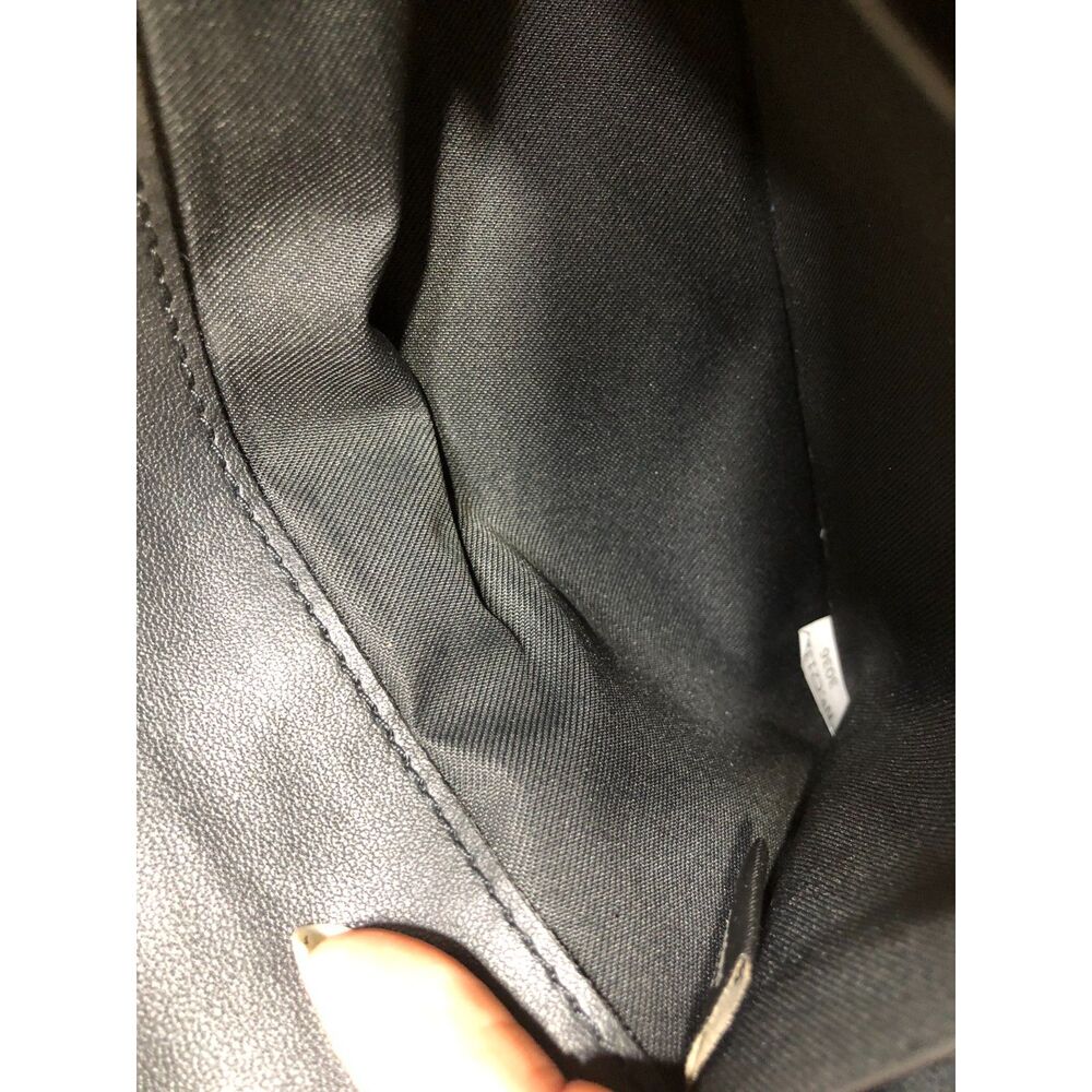 Coach Anna Foldover Crossbody Clutch 3036 Philippines Black Monogram Bag C2132 - Picture 10 of 10